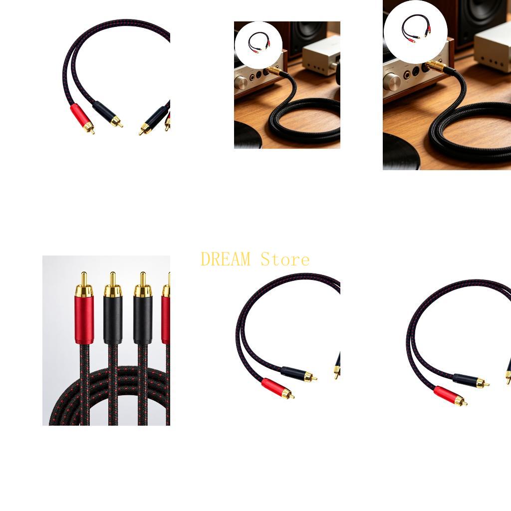 Audio Music Best - Cable estéreo coaxial con revestimiento trenzado