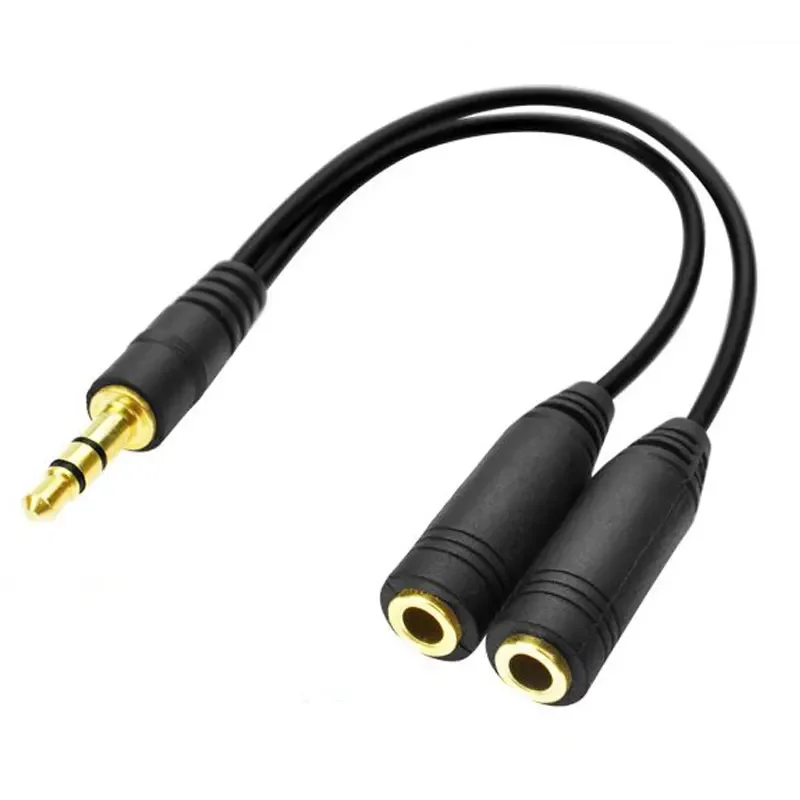 Audio Music Splitter - Divisor de auriculares, cable de extensión