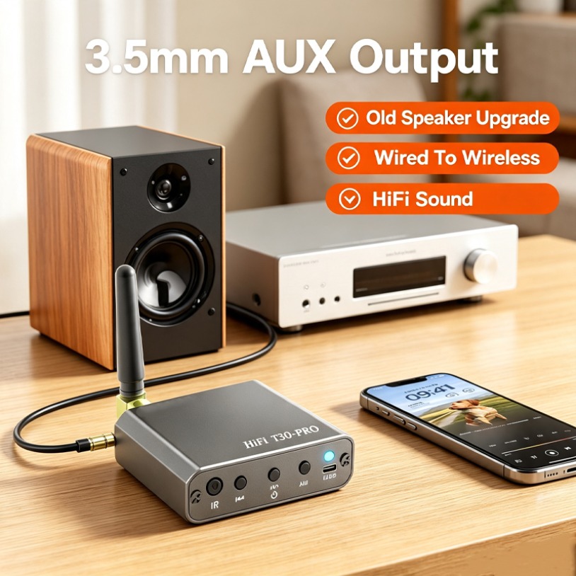 Music Audio Pro - Mini receptor de Audio Bluetooth T30