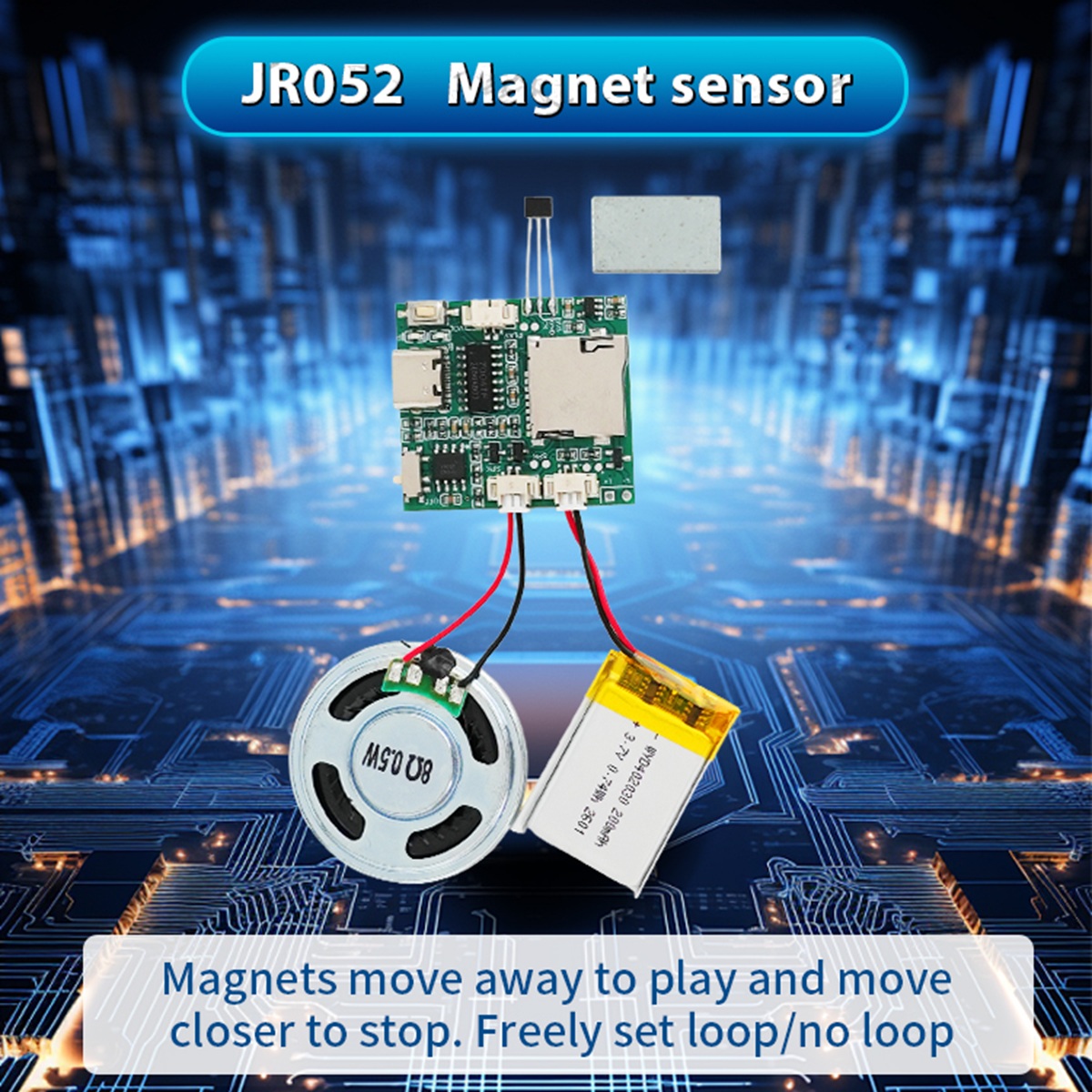 Audio Music Mp3 Download - Módulo Grabador de Sonido Programable, Chip