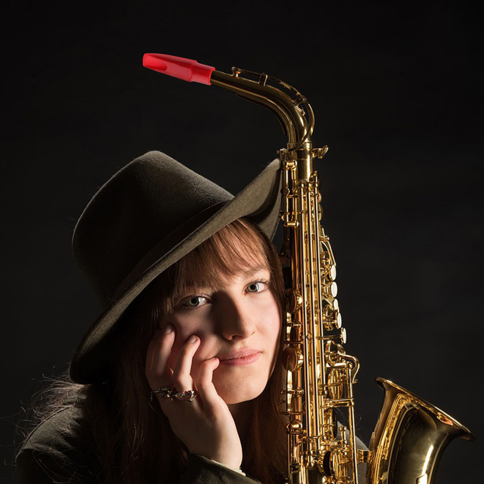 Audio Music Com - Boquilla para saxofón alto, fabricada en