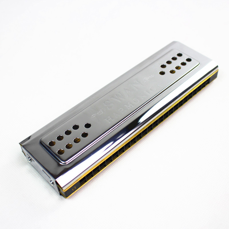 Harmonica 10 Hole - Armónica de cisne de ambos lados,