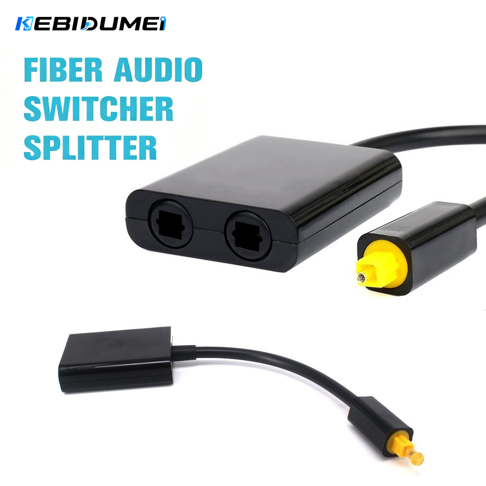 Audio Music Splitter - Cable divisor de audio óptico KEBIDUMEI