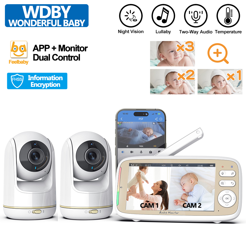 VB803 PRO Baby Monitor,con 2pc - Music Audio Pro reseña y precio