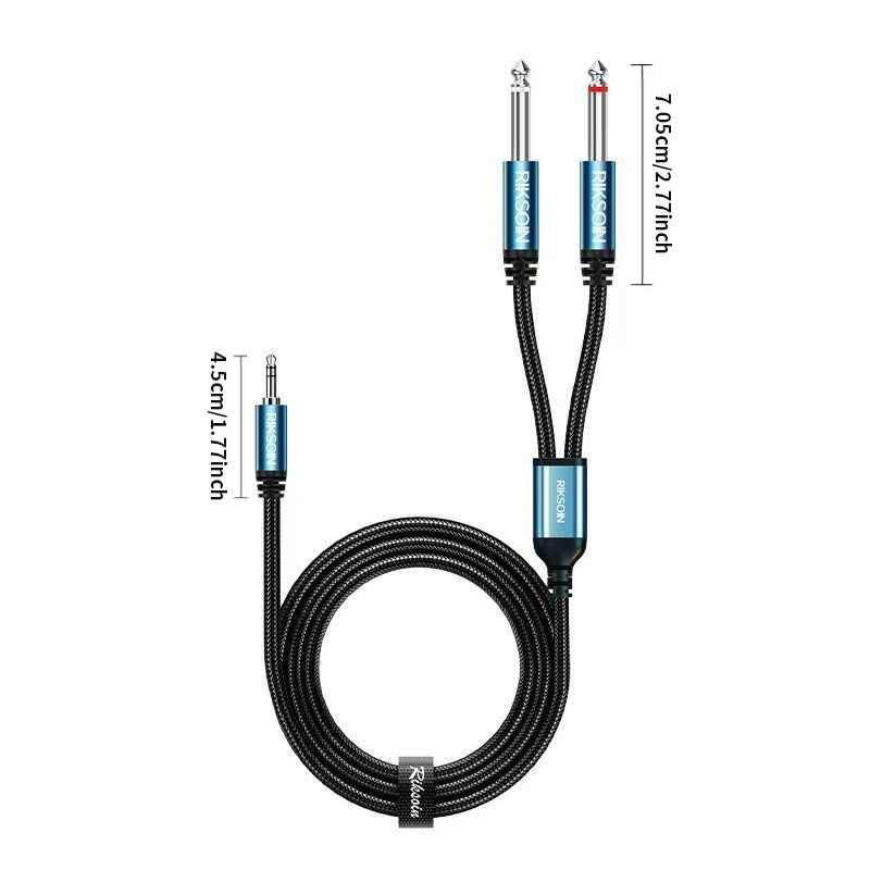 Cable Adaptador de 3.5mm TRS a - Audio Music Splitter reseña y precio