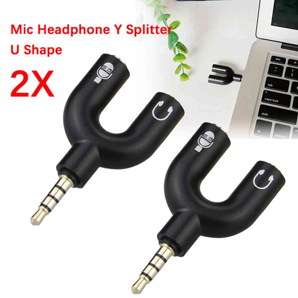 Adaptador divisor de micrófono - Audio Music Splitter reseña y precio