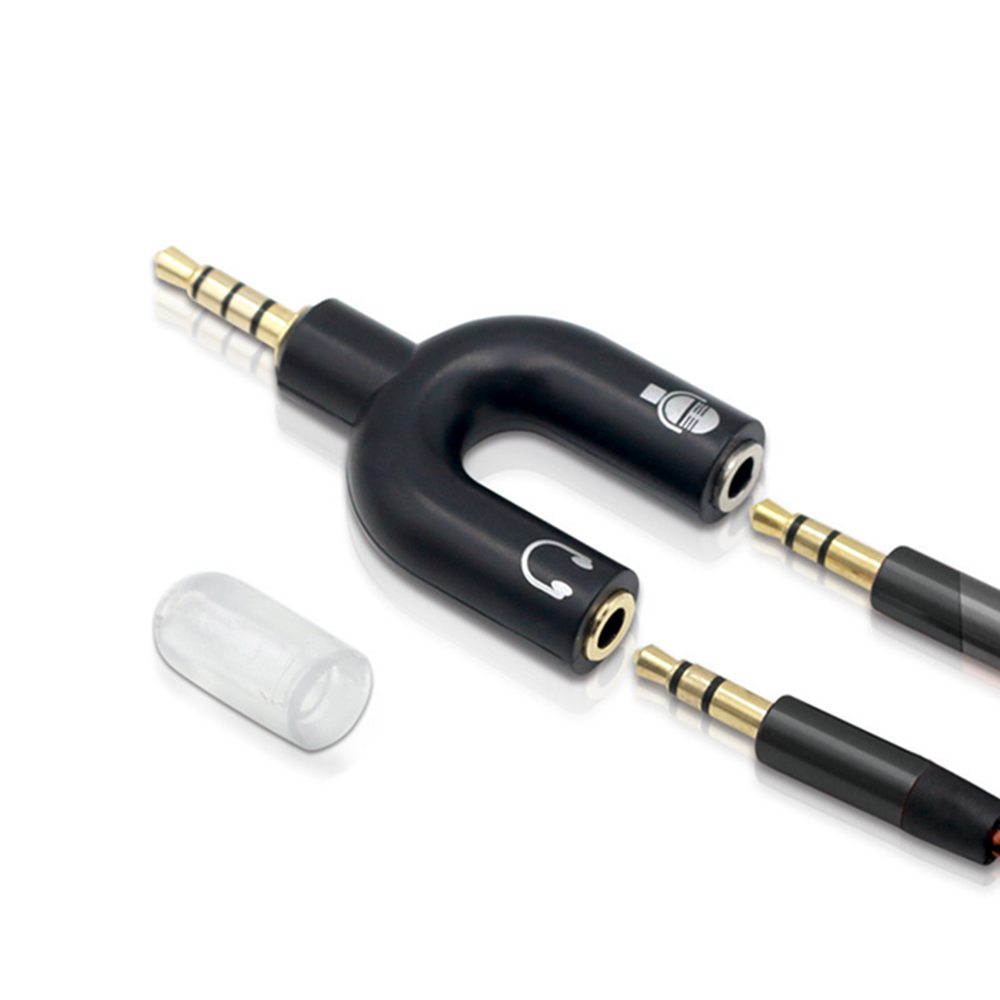 Adaptador divisor de micrófono - Audio Music Splitter reseña y precio