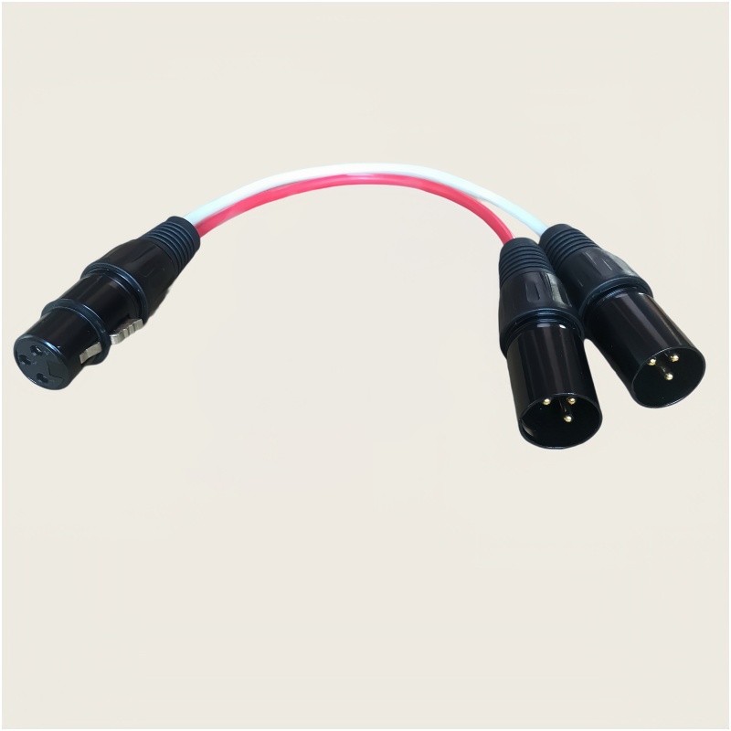 Divisor en Y XLR de Audio (4 E - Audio Music Splitter reseña y precio