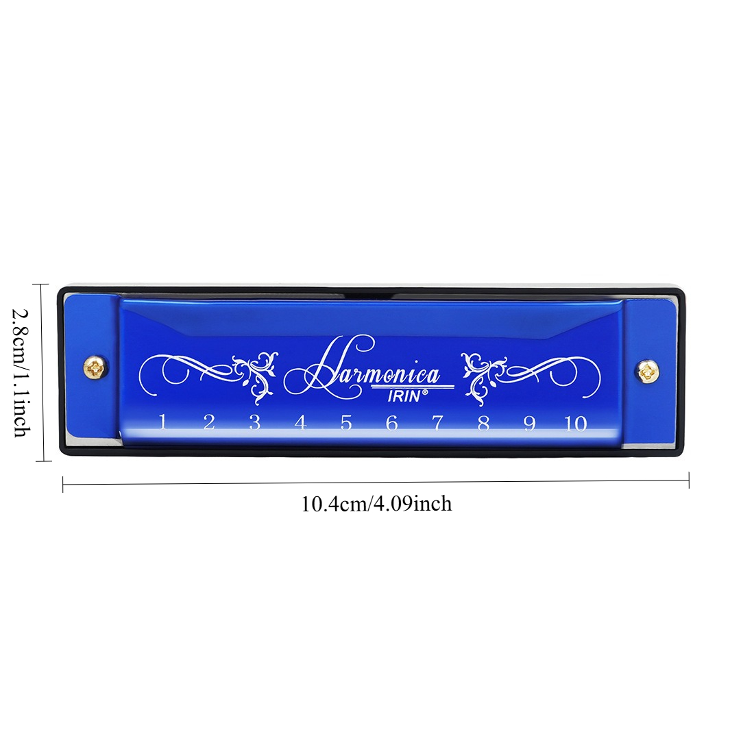 Armónica de 10 orificios y 10  - Harmonica 10 Hole reseña y precio