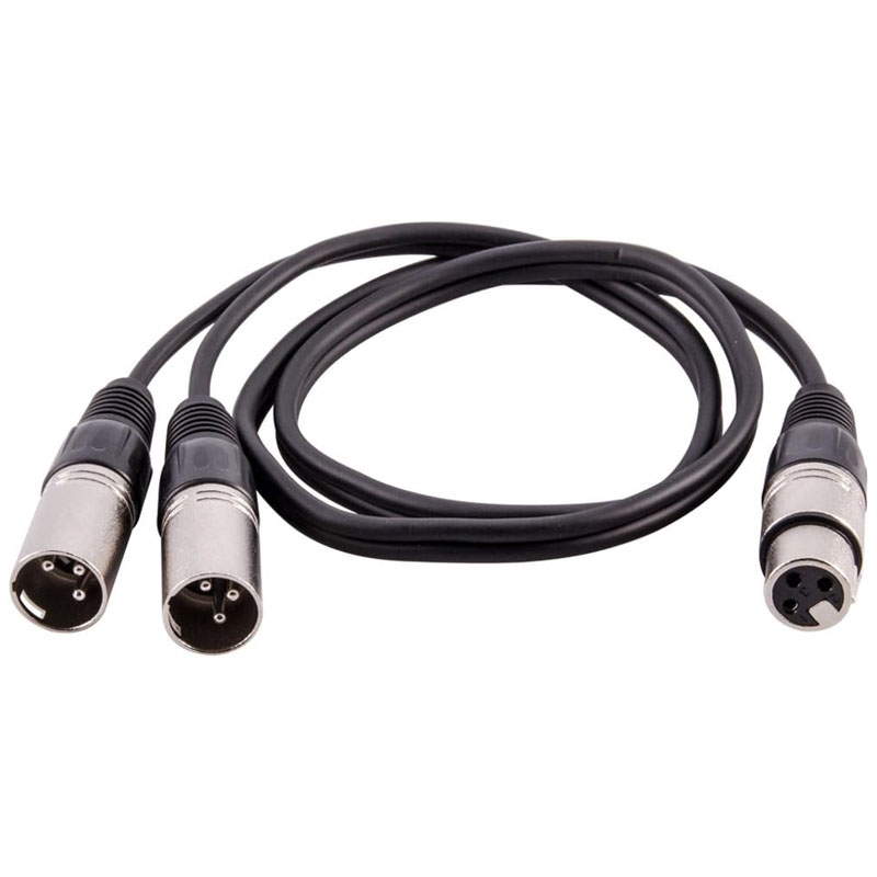Cable divisor XLR, adaptador Y - Audio Music Splitter reseña y precio