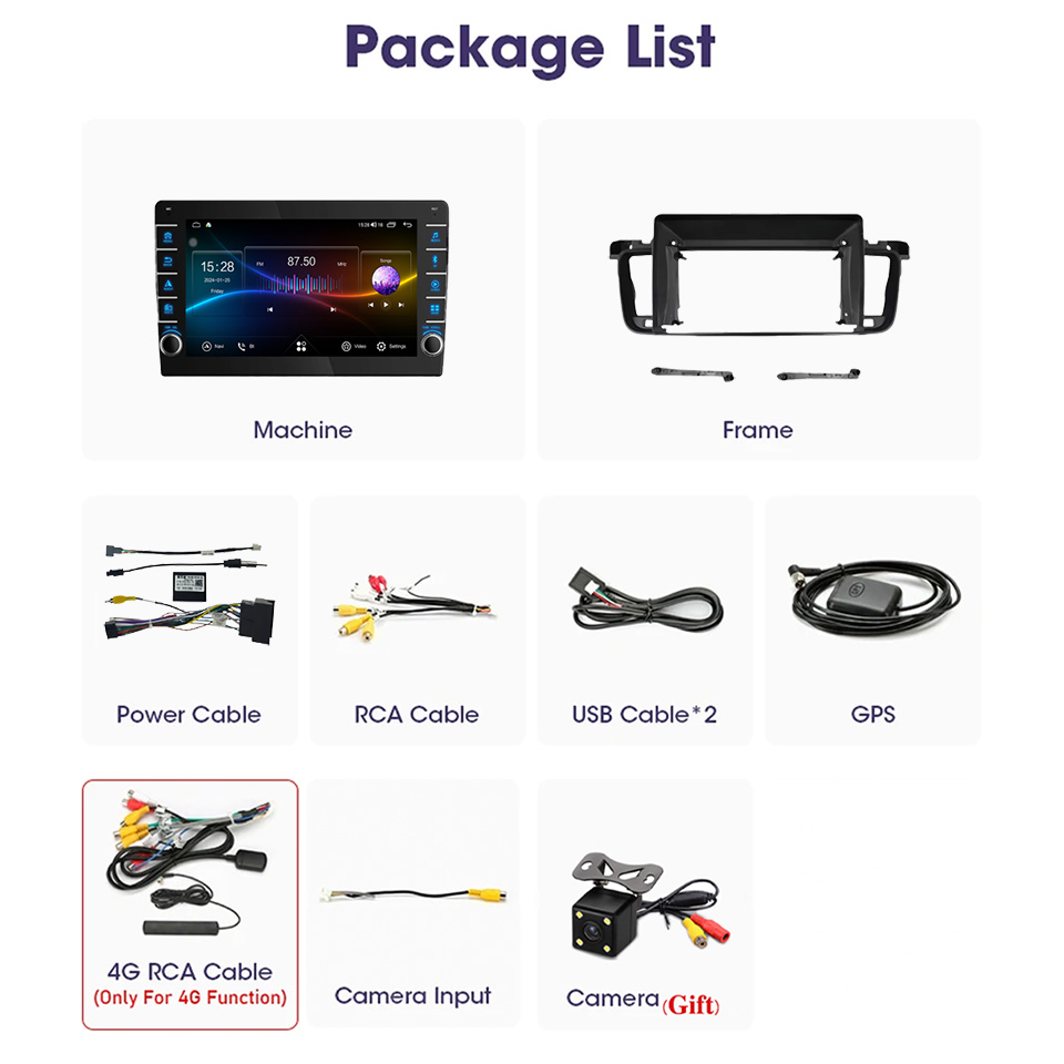 8G Ram 128GB Android 14 Radio  - Audio Music To Text reseña y precio