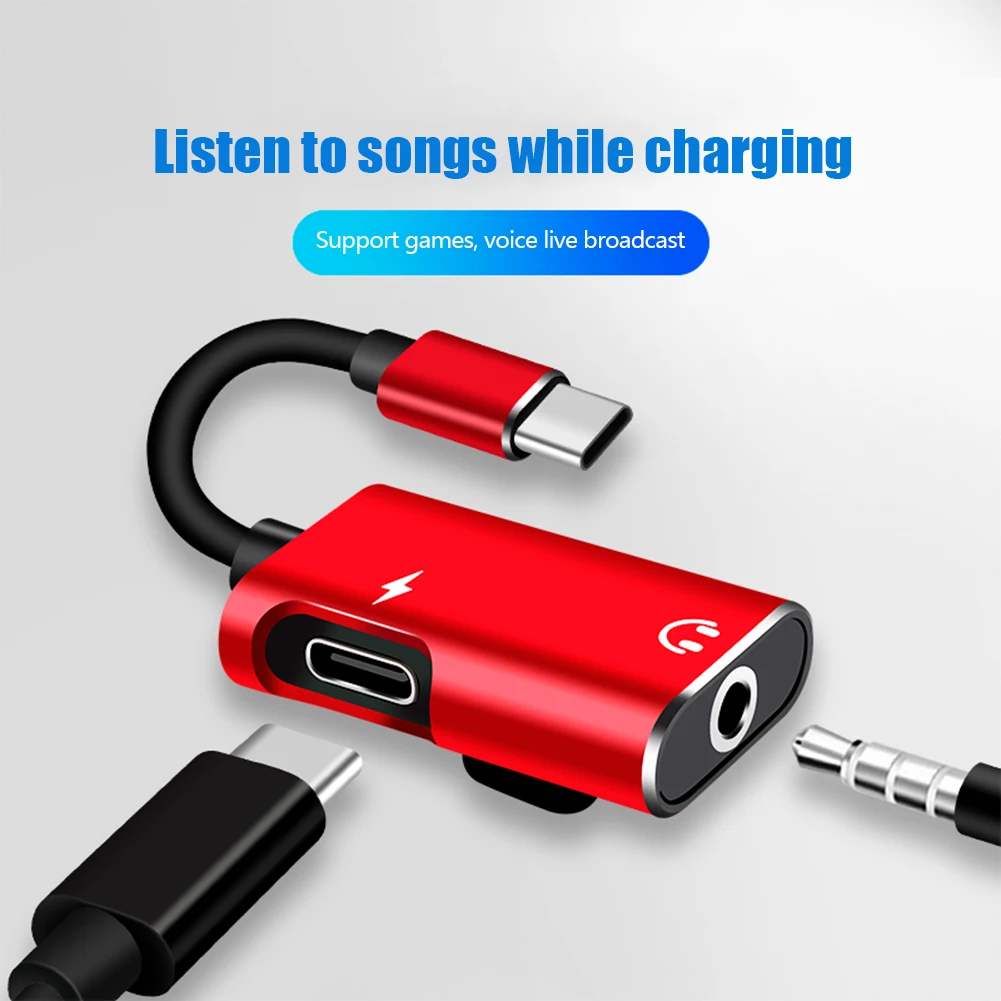Adaptador 2 en 1 USB-C a conec - Audio Music Splitter reseña y precio