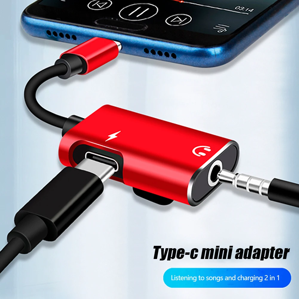 Adaptador 2 en 1 USB-C a conec - Audio Music Splitter reseña y precio