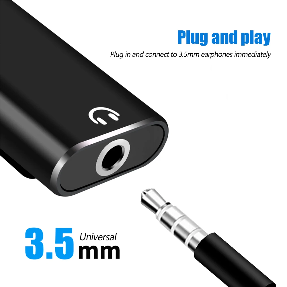 Adaptador 2 en 1 USB-C a conec - Audio Music Splitter reseña y precio