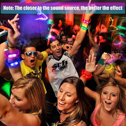 20 pulseras con luces que se a - Audio Music Com reseña y precio
