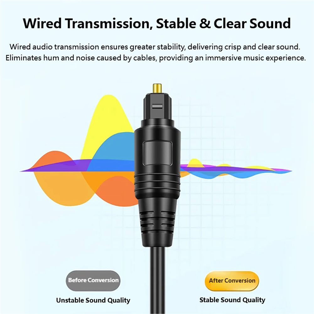 Cable Óptico Digital de Audio  - Audio Music Splitter reseña y precio