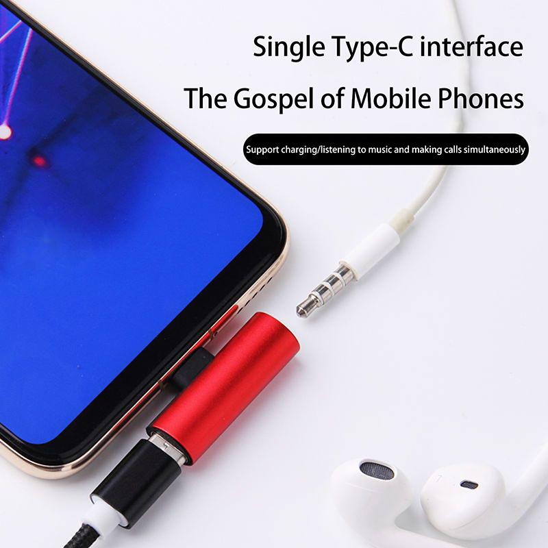 Adaptador metálico USB tipo C  - Audio Music Splitter reseña y precio