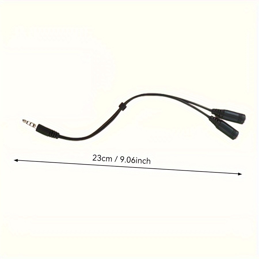 Adaptador de cable divisor TRR - Audio Music Splitter reseña y precio