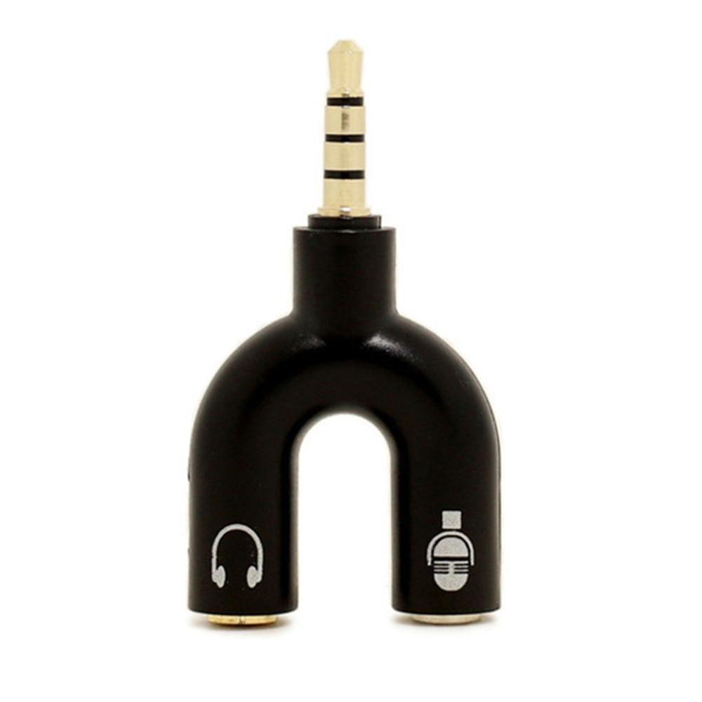 Adaptador Dual tipo U de 3,5 M - Audio Music Splitter reseña y precio