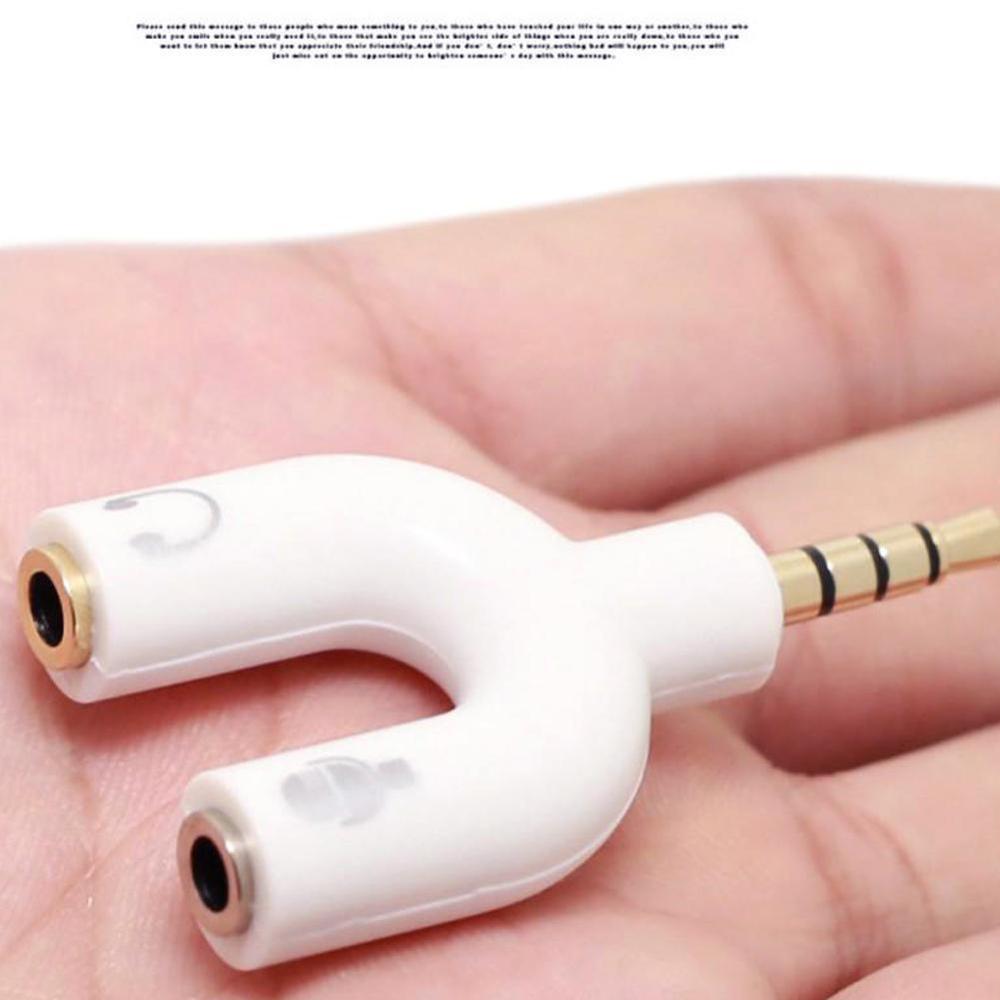 Adaptador Dual tipo U de 3,5 M - Audio Music Splitter reseña y precio