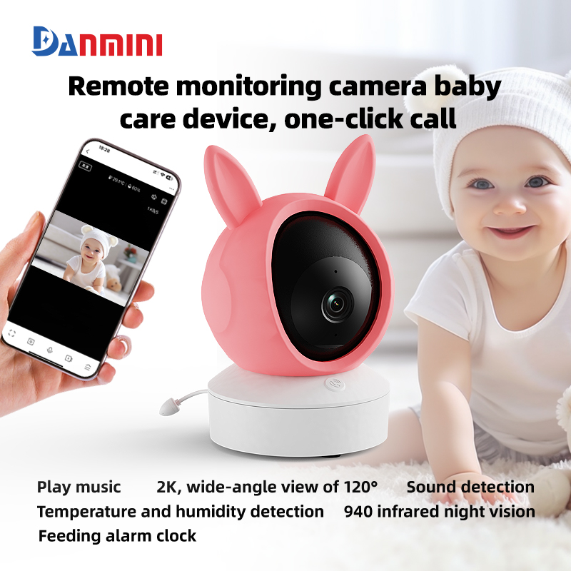 Danmini 1080P Monitor de bebé  - Audio Hd Music reseña y precio