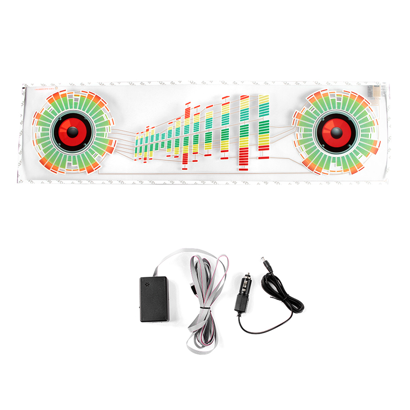 Parabrisas de coche LED sonido - Audio Music Light reseña y precio