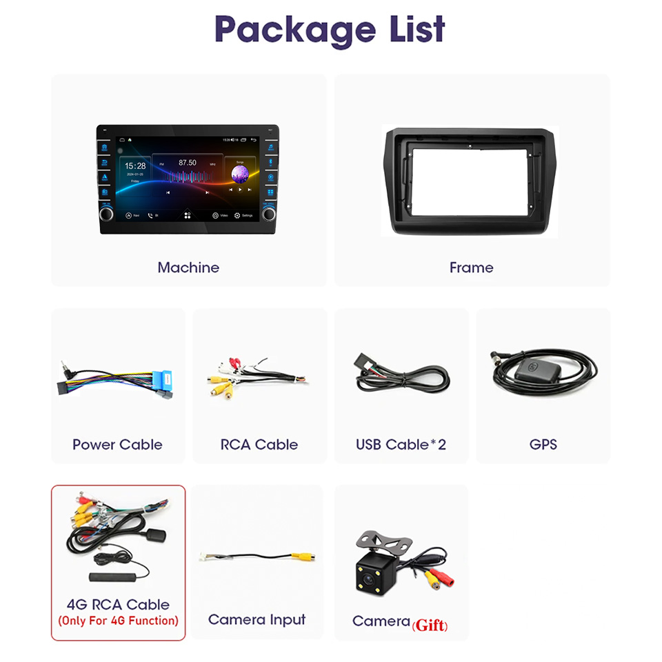8G Ram 128GB Android 14 Radio  - Audio Music To Text reseña y precio