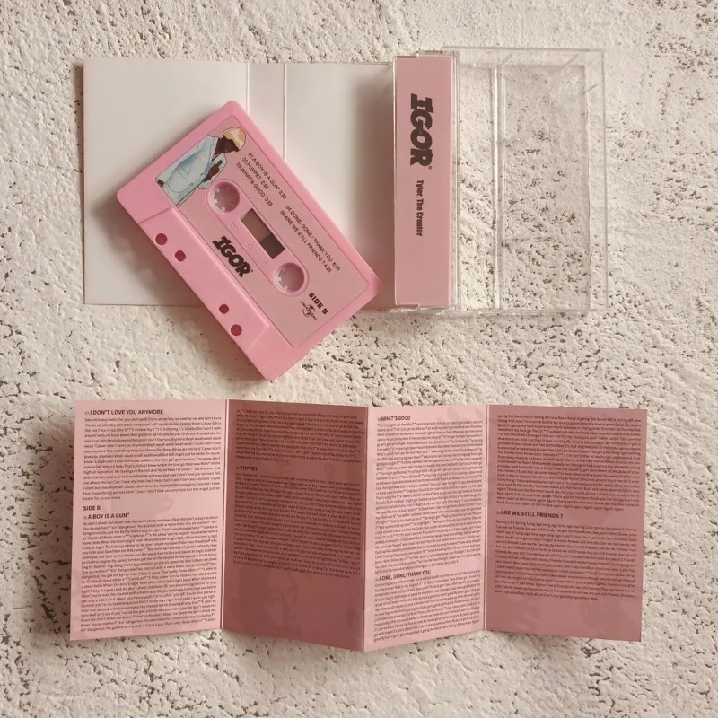 Casete Retro Rojo Estilo Hip H - Audio Music Hip Hop reseña y precio