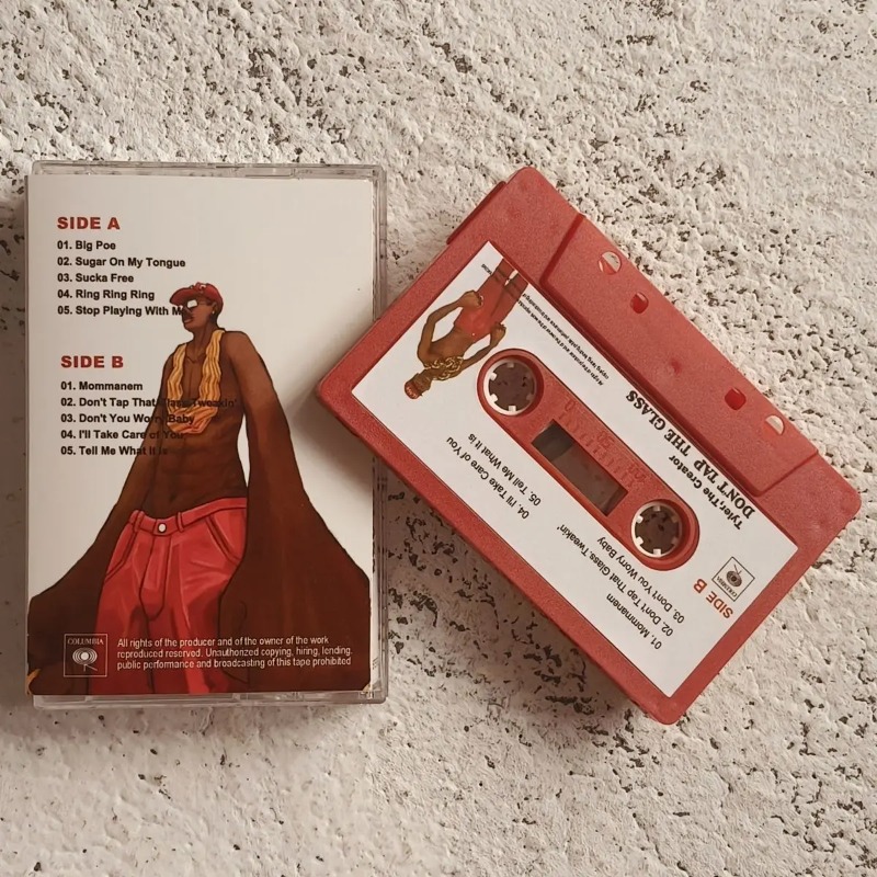 Casete Retro Rojo Estilo Hip H - Audio Music Hip Hop reseña y precio