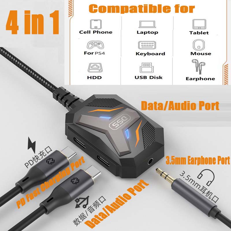 Divisor Tipo C, Cable Divisor  - Audio Music Splitter reseña y precio