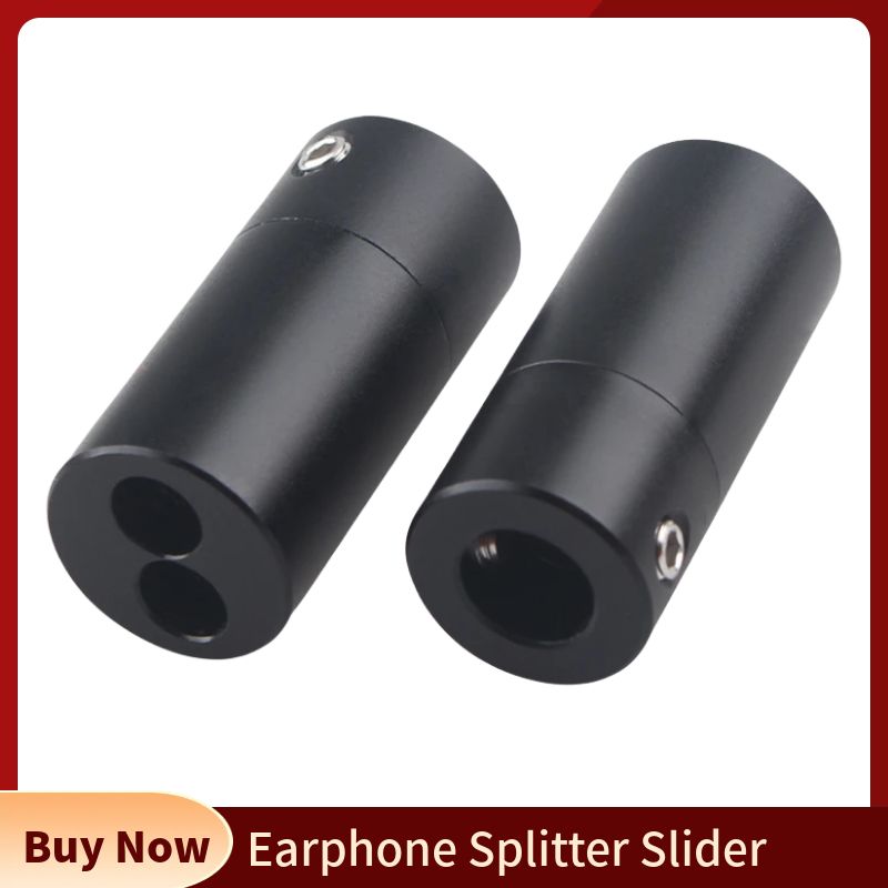 Divisor de auriculares desliza - Audio Music Splitter reseña y precio