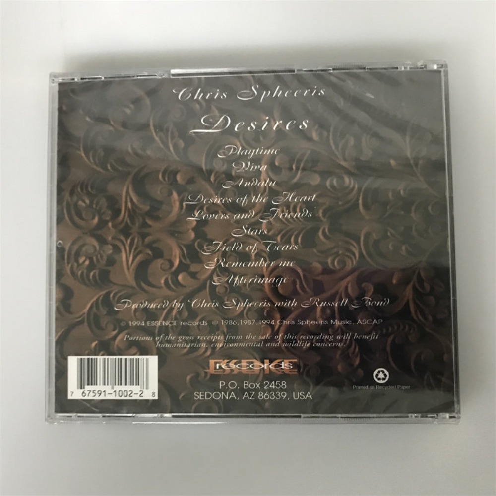 CD 'Desires' de Chris Spheeris - Audio Music In reseña y precio
