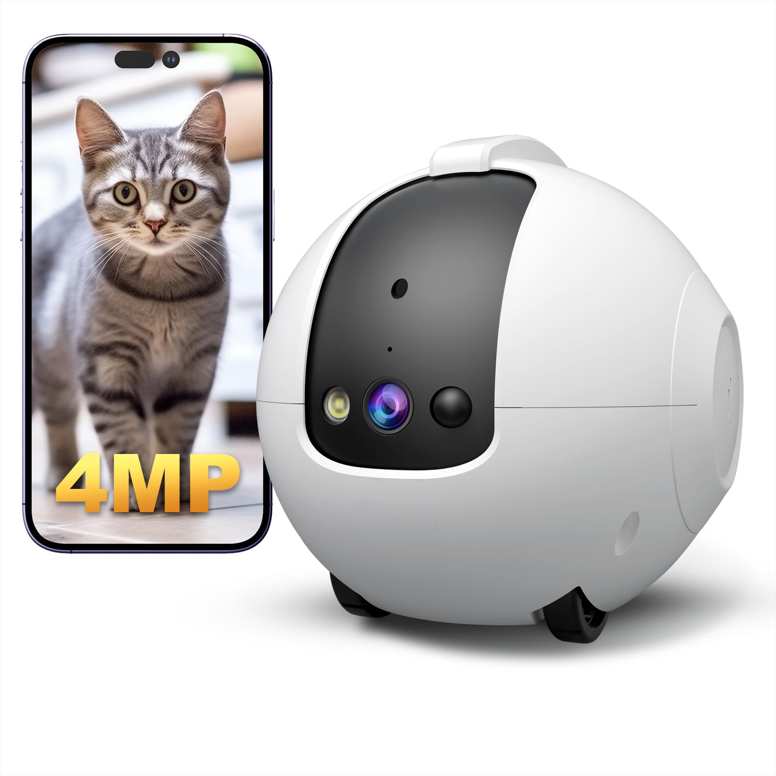Cámara robótica para mascotas, - Audio & Music Xbox reseña y precio